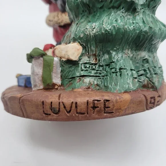 RARE John Solomon Sandridge Papa Cause Sculpture Signed By Artist 1992 Christmas - Picture 8 of 14